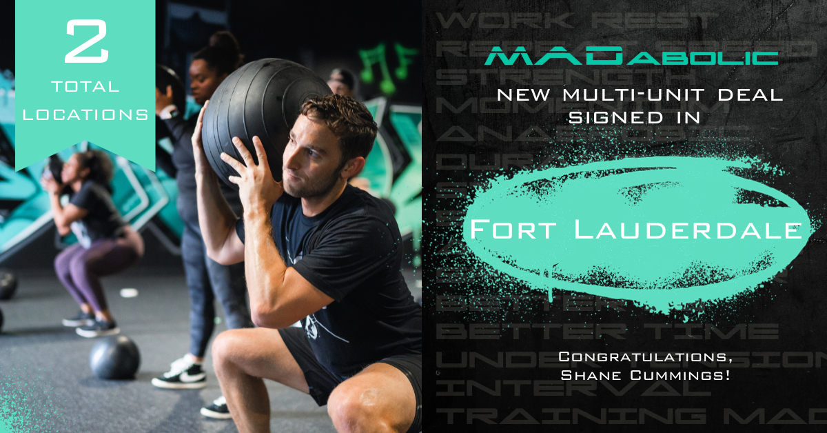 MADabolic Announces new multi-unit deal signed in Ft. Lauderdale. Shane Cummings will open two locations. 